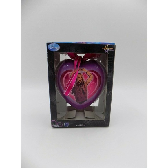 DISNEY HANNAH MONTANA HEART‎ SHAPED ORNAMENT - Picture 3 of 4